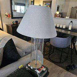 Lamp With Glass Base 