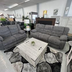 Reclining Set Sofa And Loveseat