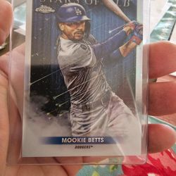 Mookie Betts '22 Topps Chrome Stars Of MLB Insert Baseball Card 