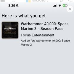 Xbox Warhammer 40K Space Marine 2 Season Pass 1 