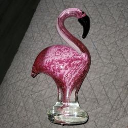 Glass Flamingo 