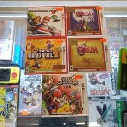 Five 3ds Games Brand New