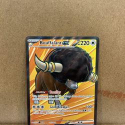 Pokemon TCG Bouffalant Ex #162 White Flare