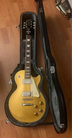 Epiphone Les Paul 50s Gold Top with Case - Excellent Cont