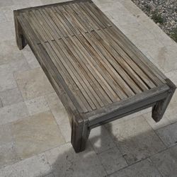 Teak Wood Pool Lounge/ Coffee Table 