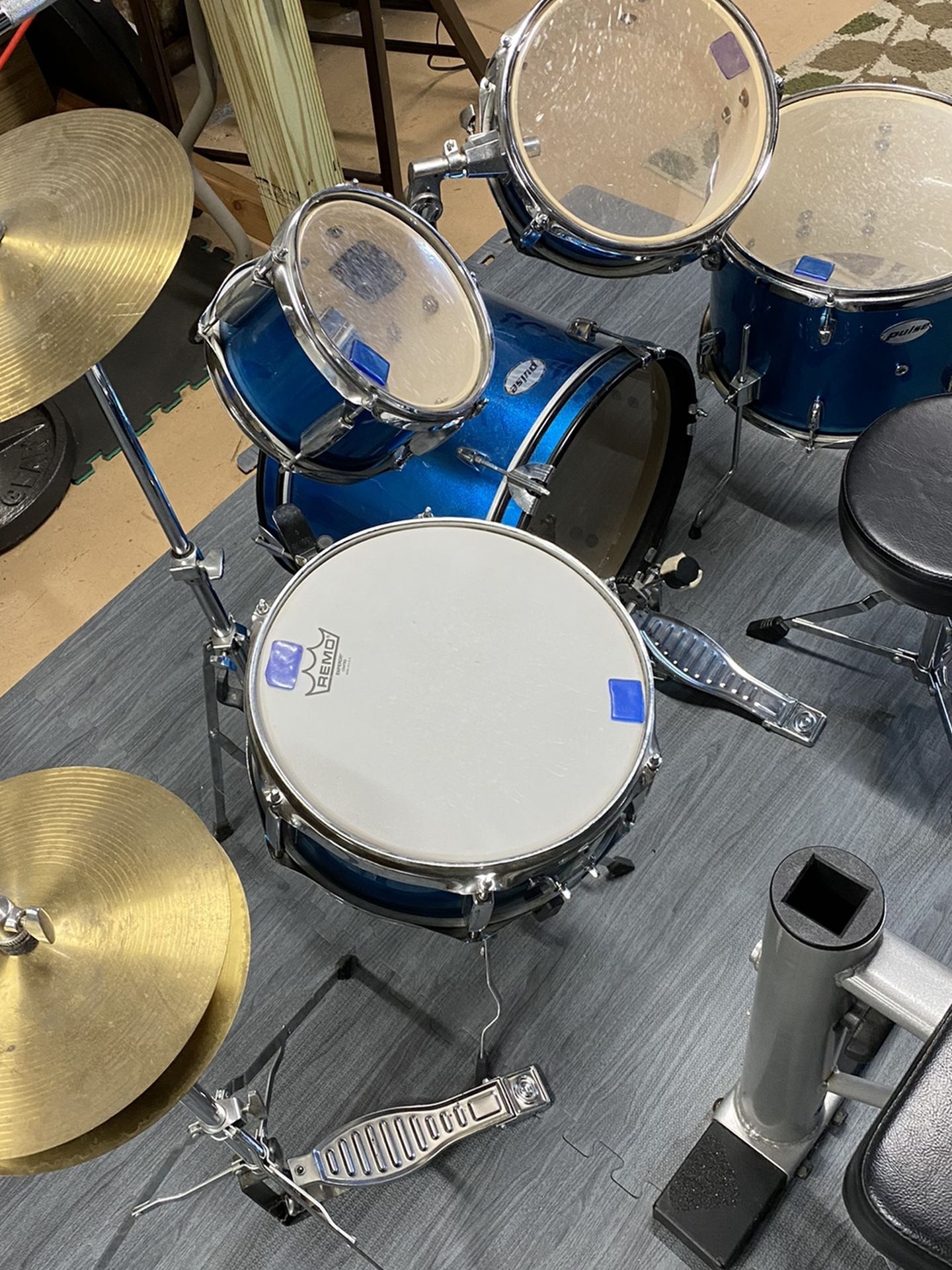 Kids Size Drums Set Small New Snare Head