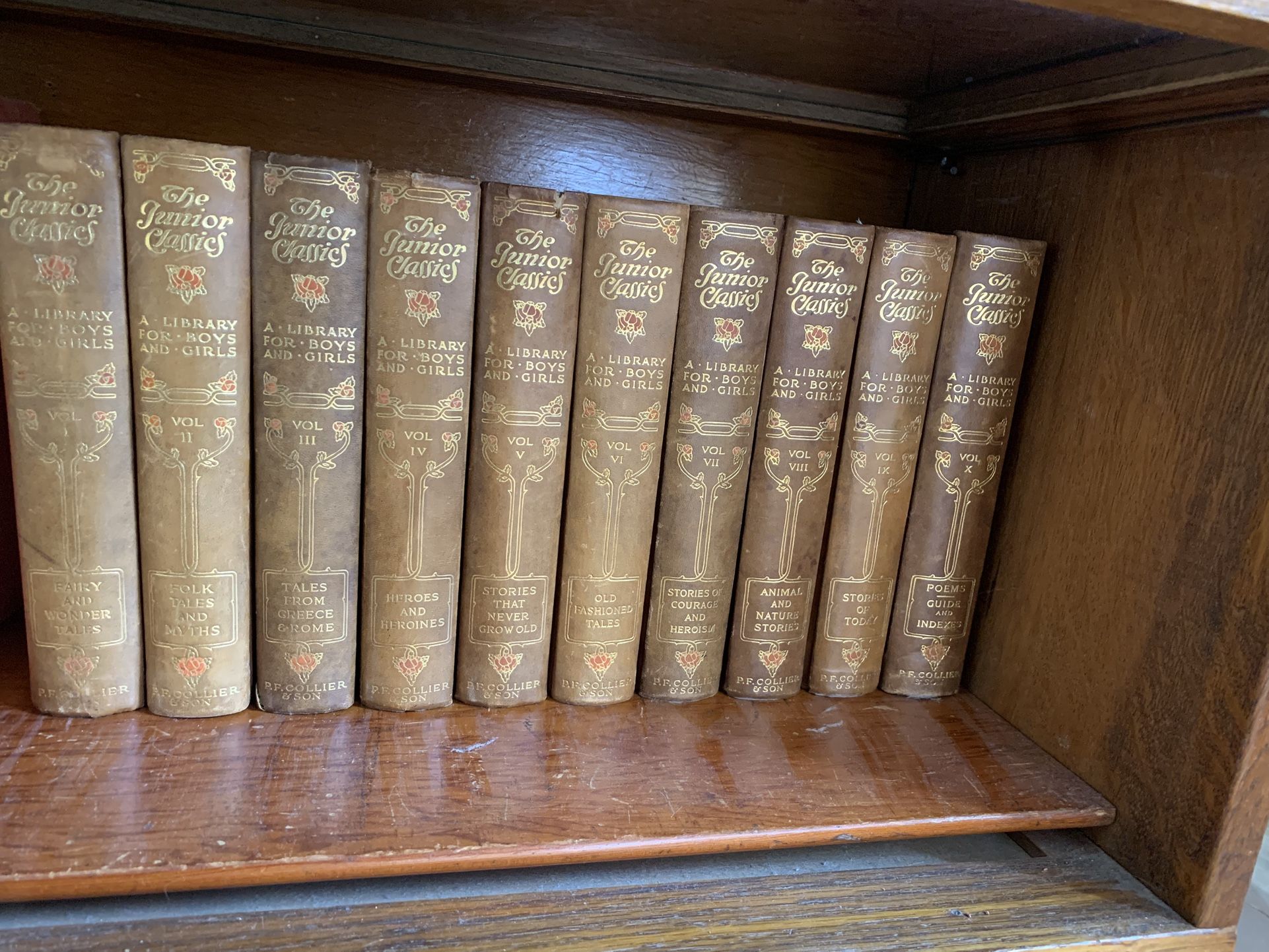 10-volume set The Junior Classics