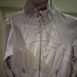 Lululemon Jacket Nulu Pink /Gold Size 10