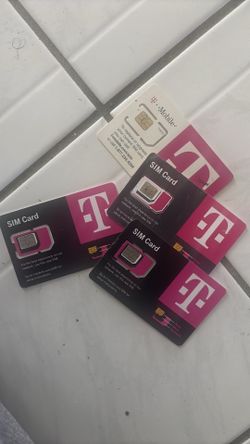 SIM cards for T-Mobile