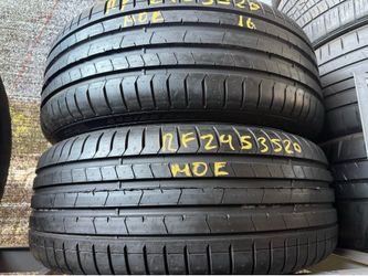 20” tires pirelli RF 245/35/20 semi new with installation $300