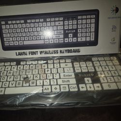 Wireless Large Print Keyboard