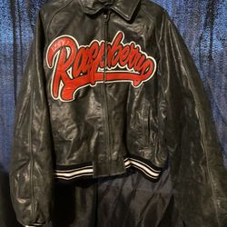 Raspberry Leather Jacket 