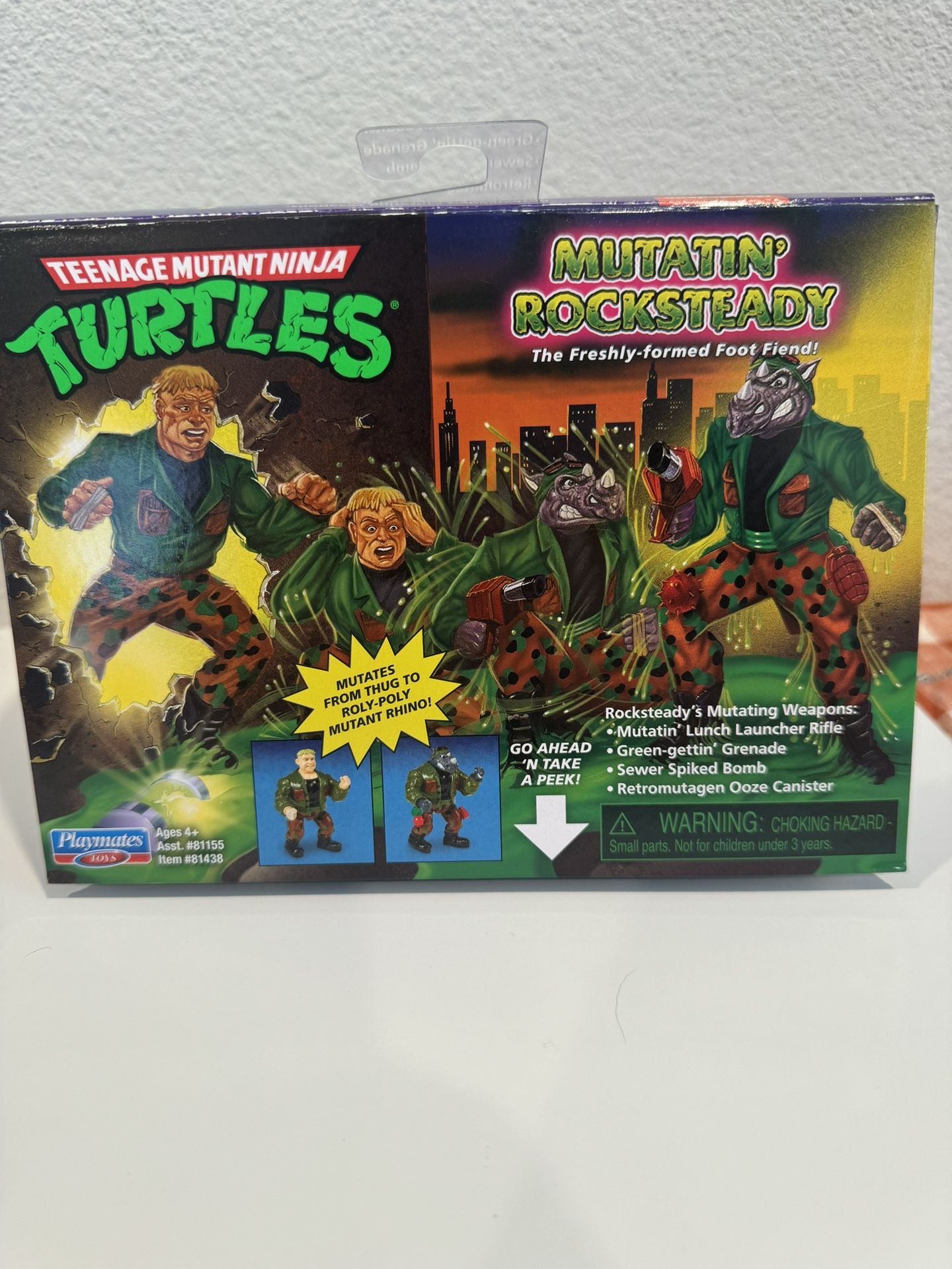 Tmnt Ninja Turtles Mutatin Rocksteady 