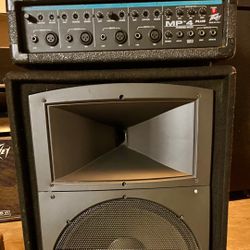 Bocina con (Power Mixer) Peavey 4 Canales y Rev