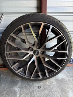 Audi RS 20x9 wheels and tires practically new