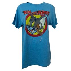 (NWT) Tom & Jerry Men’s Blue Tee, Medium