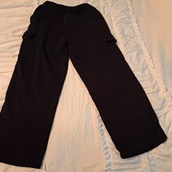 Boys Sweatpants Size Large 12/14 Starter Black ❤️