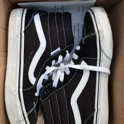 Boys Vans Black And White