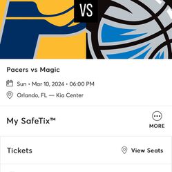 Pacers Vs Magic Tickets