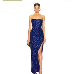 Blue sequence Dress