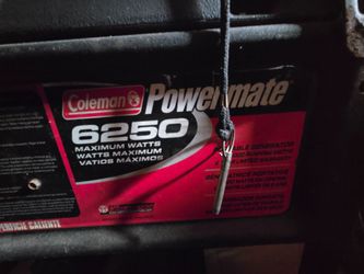 Coleman Powermate 6250 Watt Portable Generator