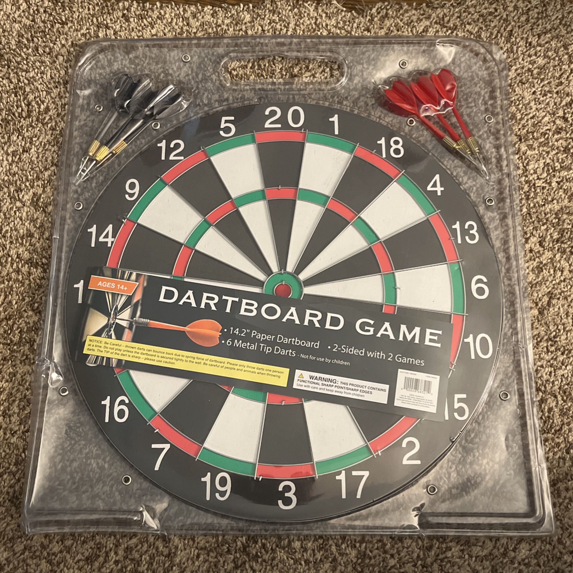 Dart Board Game Unopened 