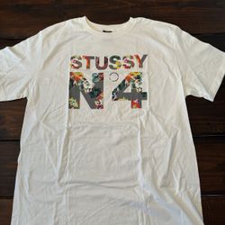 Vintage Stussy No.4 Hawaii Floral Tee Shirt