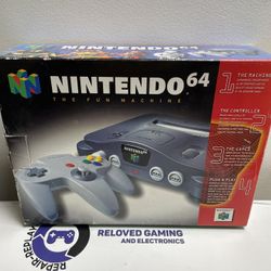 Nintendo N64 System - In Amazing Condition - Complete In Box - For Sale Or Trade