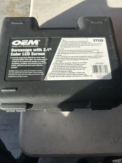 Borescope With 2.4 Color LCD Screen 