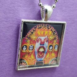 KISS Pyscho Circus Album Cover Pendant Necklace 