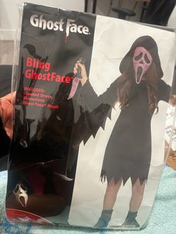Bling Ghost Face Halloween Costume