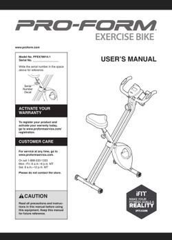 Pro Form Indoor Exercise Stationary Bike