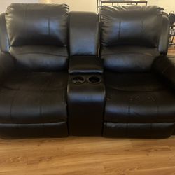 Black Recliner Couch