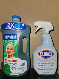 Mr. Clean and Clorox Cleaner Bundle