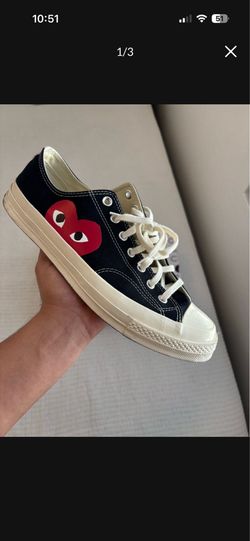 Comme des Garçons Play x Converse Chuck 70 Low 'Black'