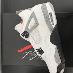 Jordan 4 Retro “White Cements” Size:8Men