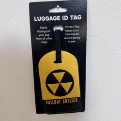 Luggage ID Tag Fallout Shelter Unique Bag Tag