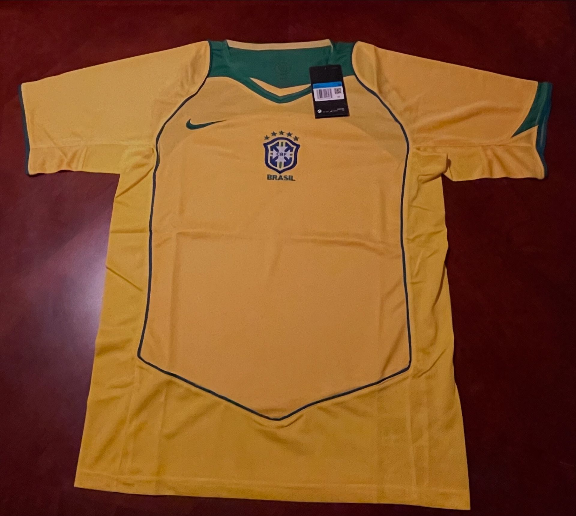 Retro Brazil 2004 Home Kit Jersey