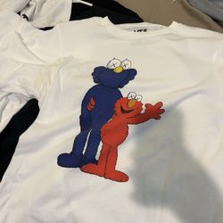 Kaws Uniqlo Sesame Street BFF Elmo Tee