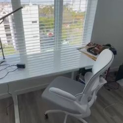 White desk