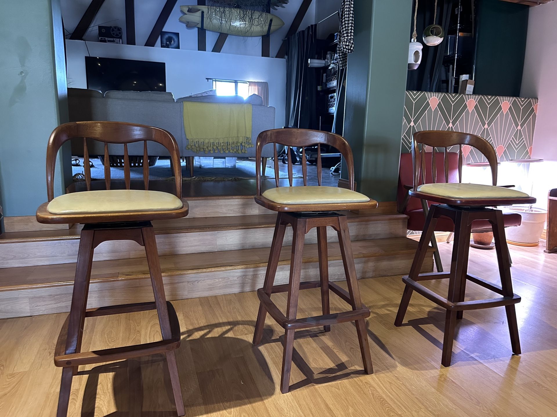 Mid-Century Bar Stools