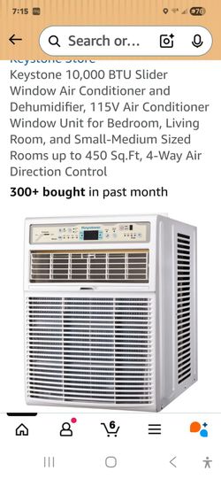 Keystone air conditioner 10,000 btu upright