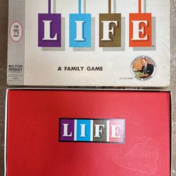 Vintage/Original Board Game Of Life