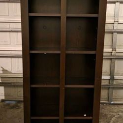 Solid wood bookcase