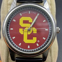Rare Game Time Coach Series USC Trojans Wrist Watch Southern California