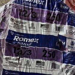 250 ft. 12/3 Purple Solid Romex SLiPWire Copper NM-B Wire