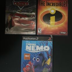 PS2 Disney Pixar’s Cars/Incredibles/Nemo