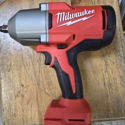 Milwaukee M18 18-Volt Lithium-Ion Brushless 1/2 in. High Torque Impact Wrench with Friction Ring (Tool-Only)
