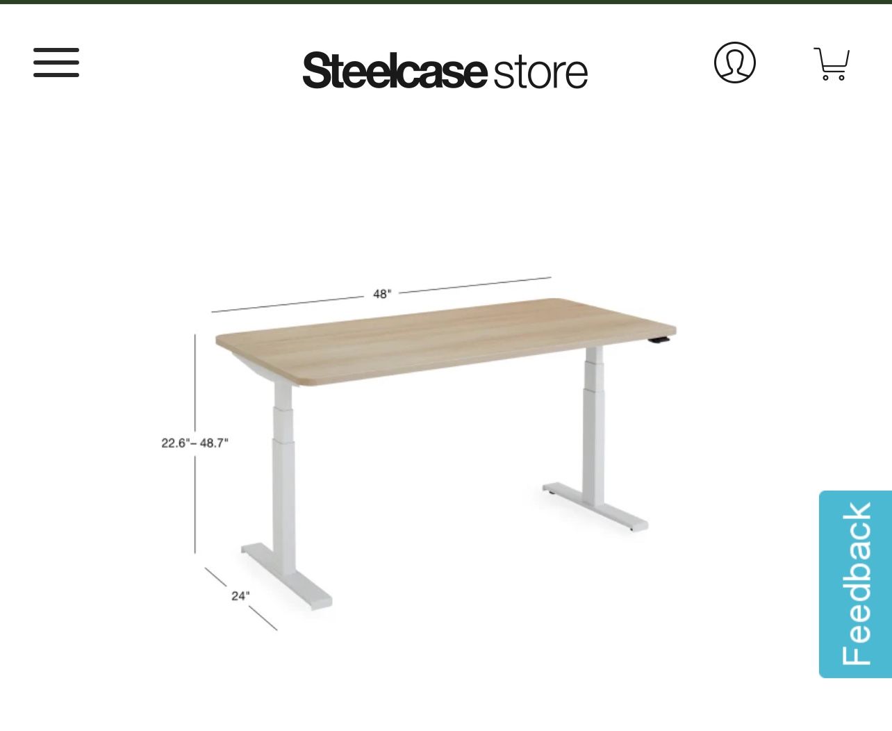 Steelcase Adjustable Table