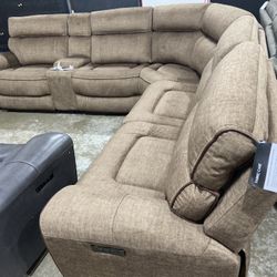 Electric Sectional + Recliner Power 